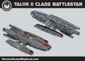 1/4105 Talos II Class Battlestar