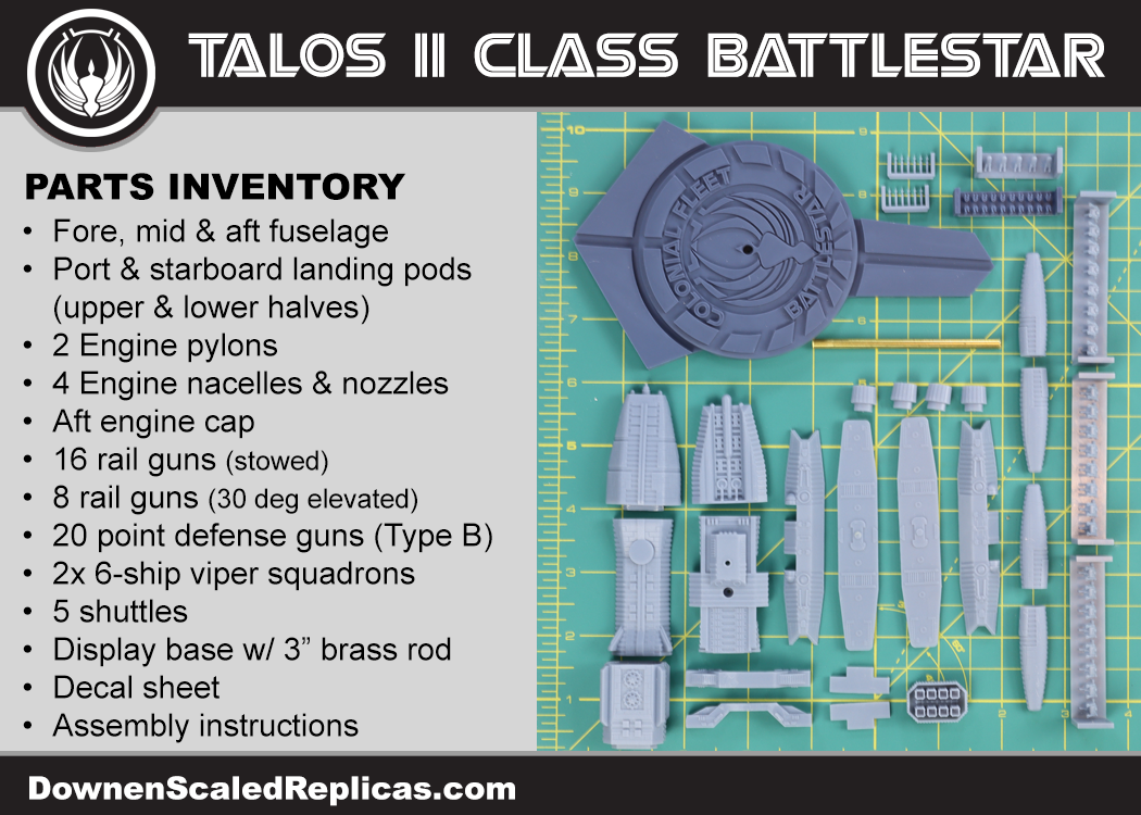 1/4105 Talos II Class Battlestar