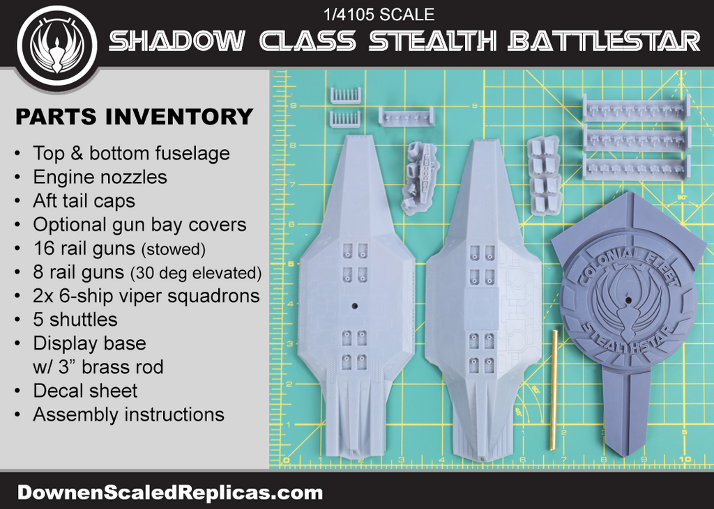1/4105 Shadow Class Stealth Battlestar
