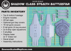 1/4105 Shadow Class Stealth Battlestar