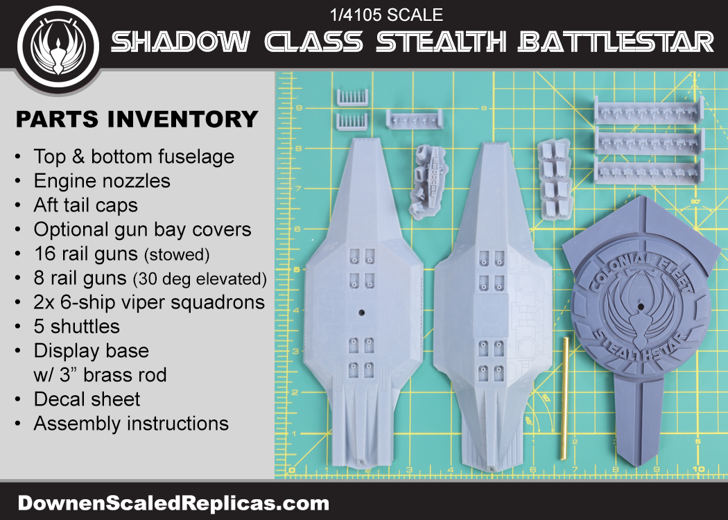 1/4105 Shadow Class Stealth Battlestar