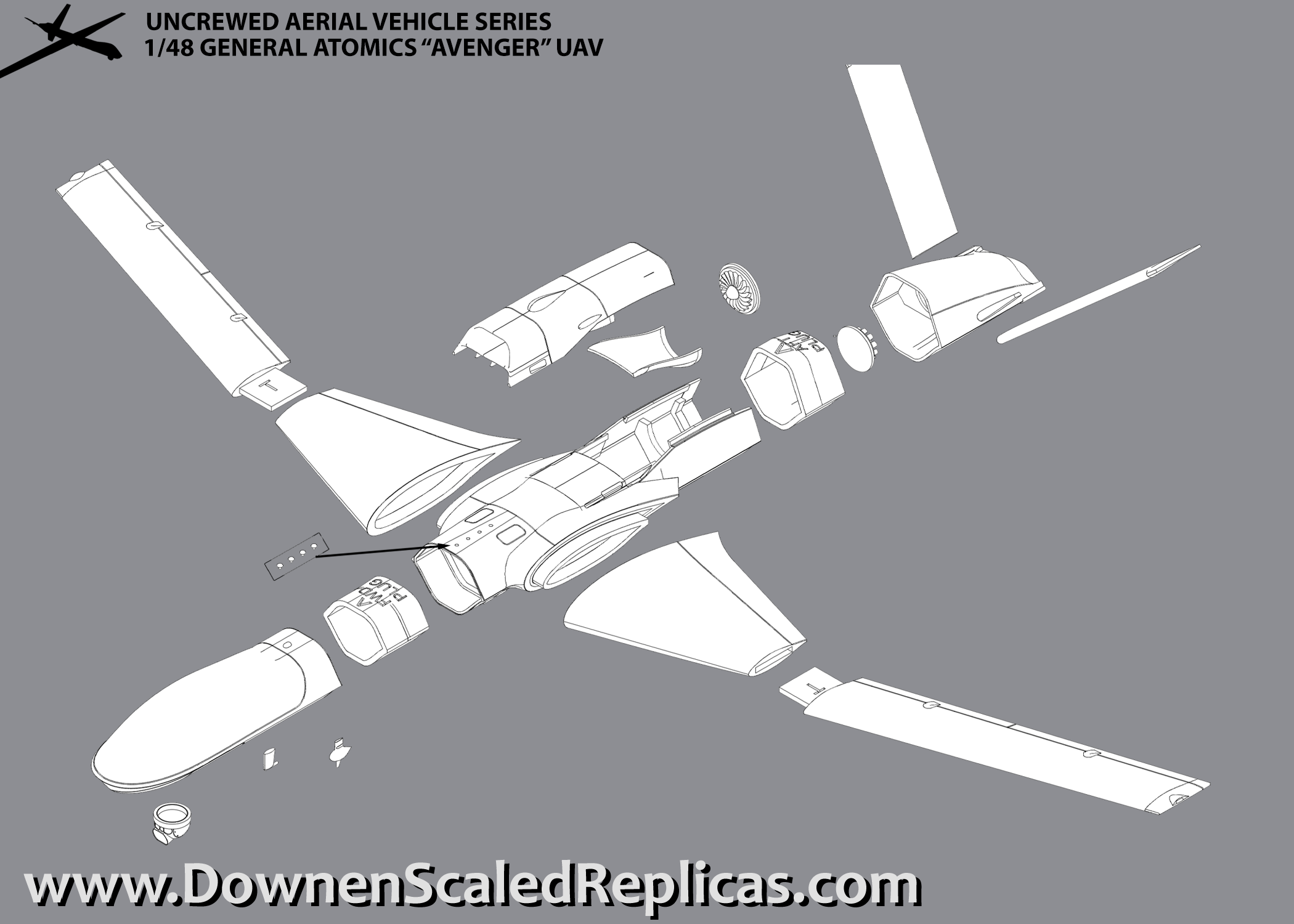 1/48 General Atomics Avenger