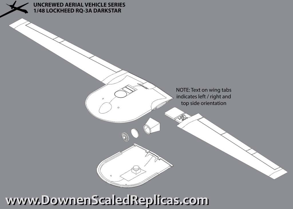 1/48 Lockheed RQ-3A Darkstar