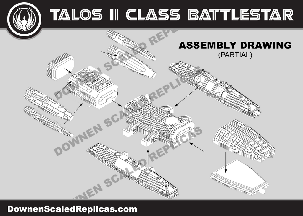 1/4105 Talos II Class Battlestar