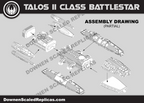 1/4105 Talos II Class Battlestar