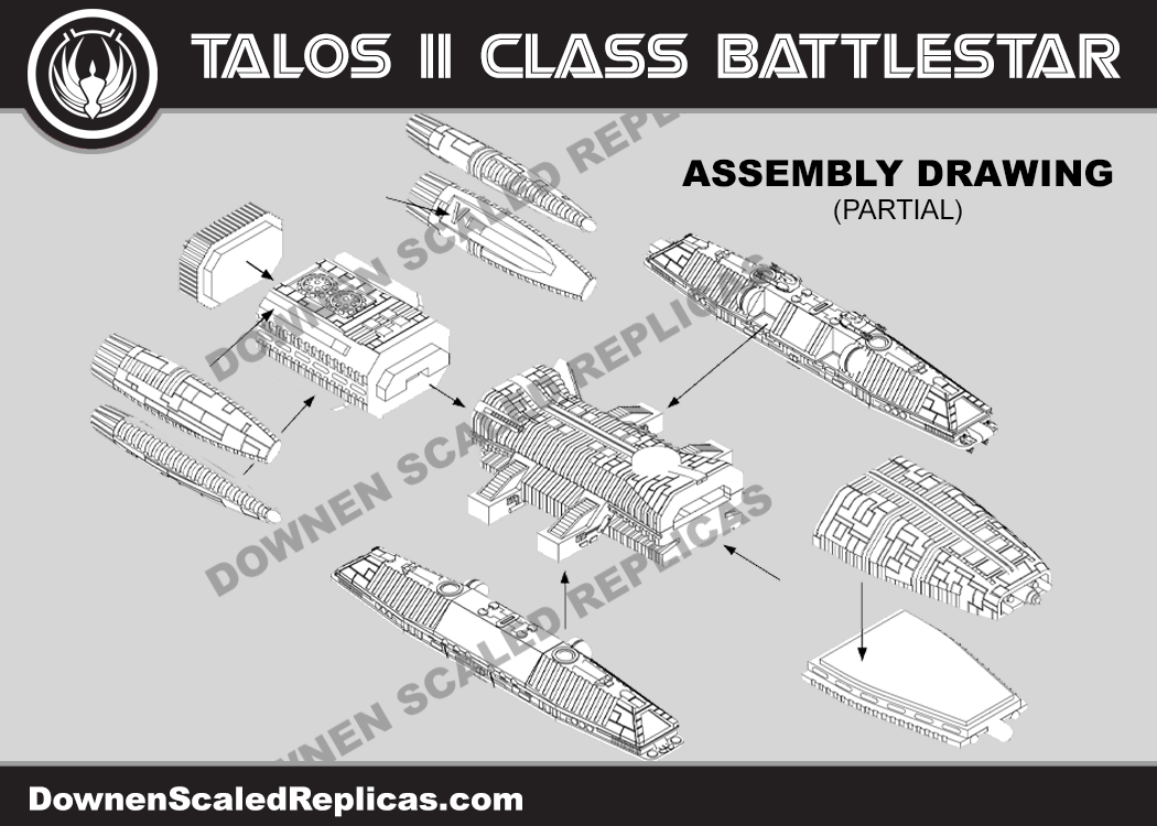 1/4105 Talos II Class Battlestar