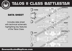 1/4105 Talos II Class Battlestar