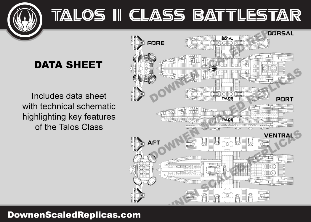 1/4105 Talos II Class Battlestar