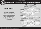 1/4105 Shadow Class Stealth Battlestar