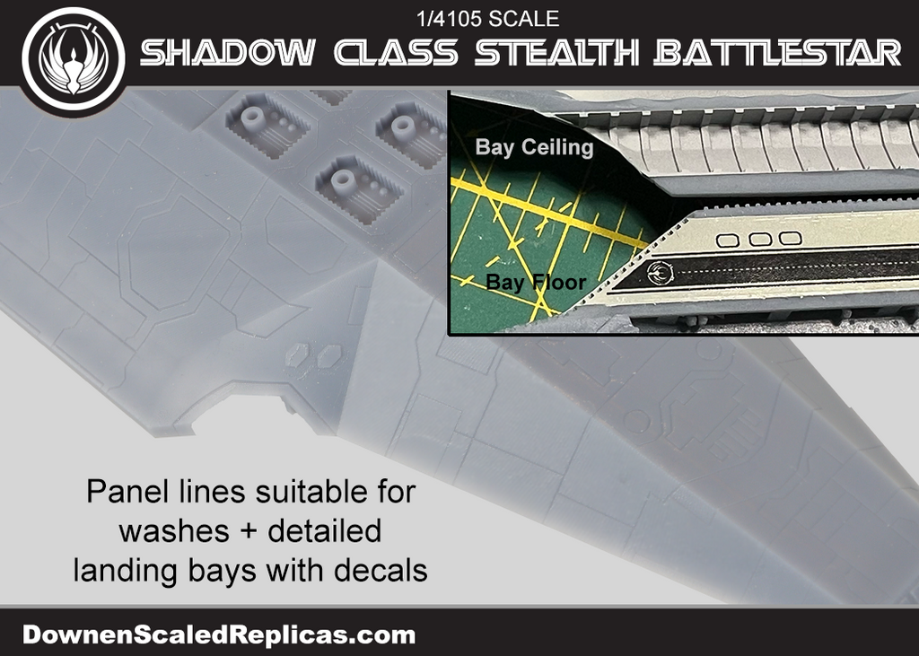 1/4105 Shadow Class Stealth Battlestar