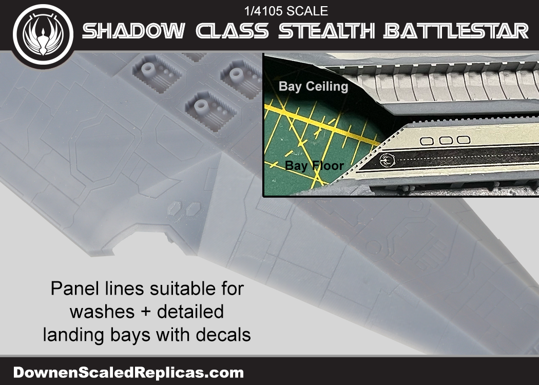 1/4105 Shadow Class Stealth Battlestar