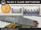 1/4105 Talos II Class Battlestar