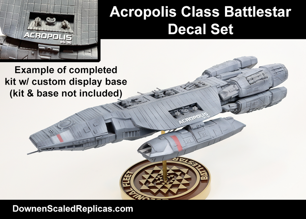 1/4105 Acropolis Class Battlestar Decals