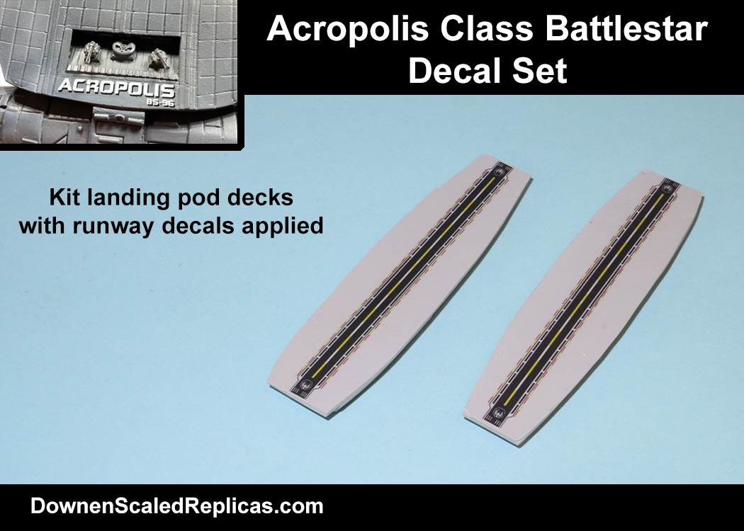 1/4105 Acropolis Class Battlestar Decals