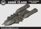 1/4105 Colonial Fleet Aegis Corvette – Point Defense