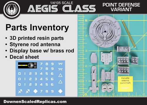 1/4105 Colonial Fleet Aegis Corvette – Point Defense