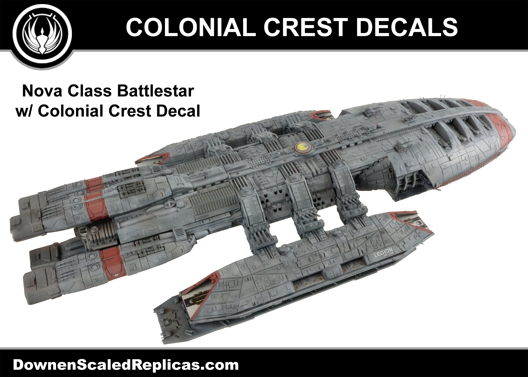 Colonial Crest Decal Set