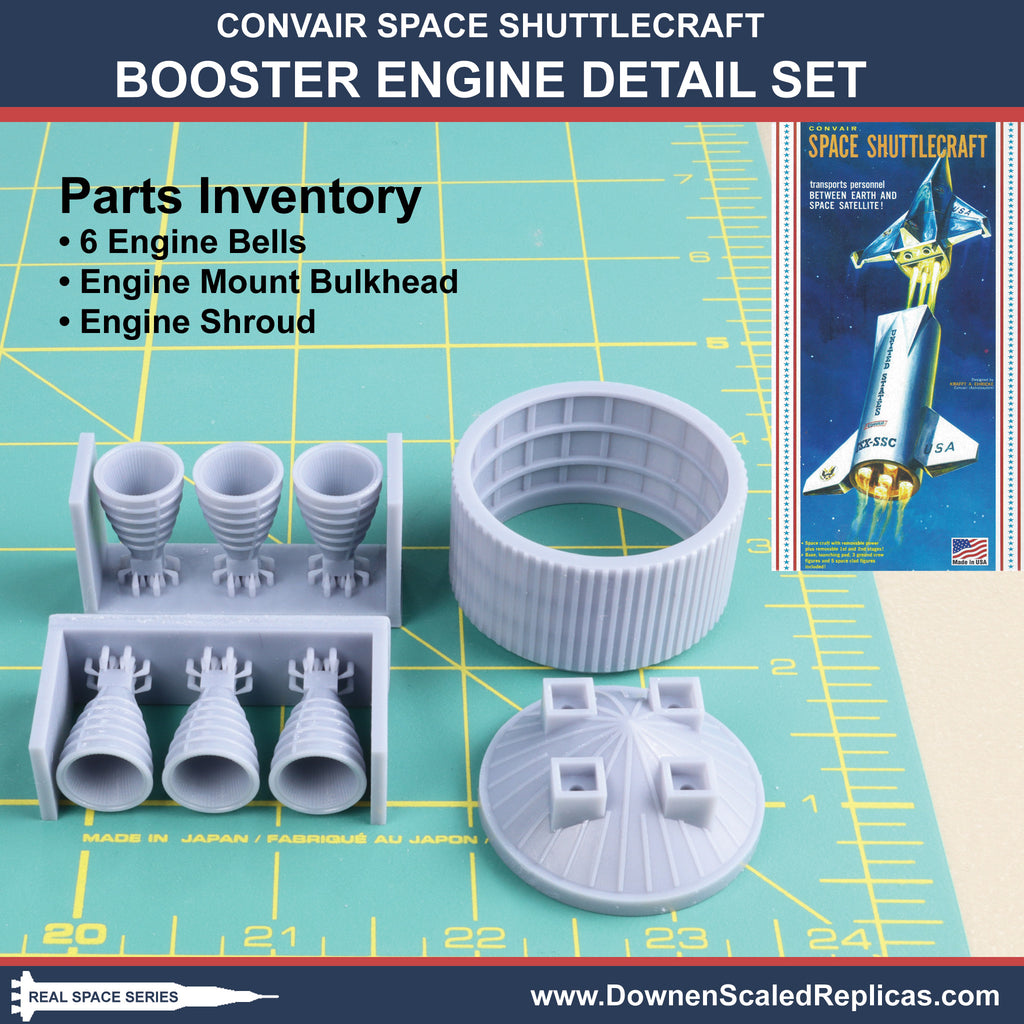 Convair Space Shuttlecraft Booster Engine Detail Set