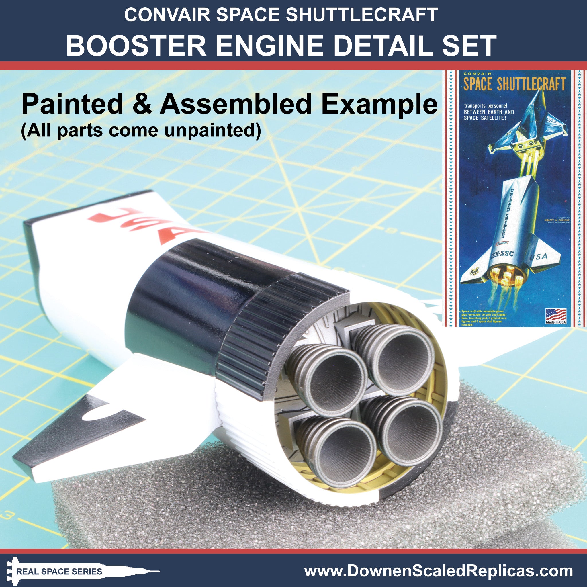 Convair Space Shuttlecraft Booster Engine Detail Set