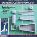 Convair Space Shuttlecraft Payload Bay Detail Set