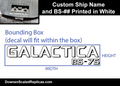 1/4105 Custom Ship Name Decals