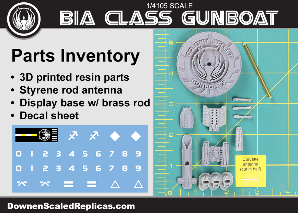 1/4105 Colonial Fleet Gunboat
