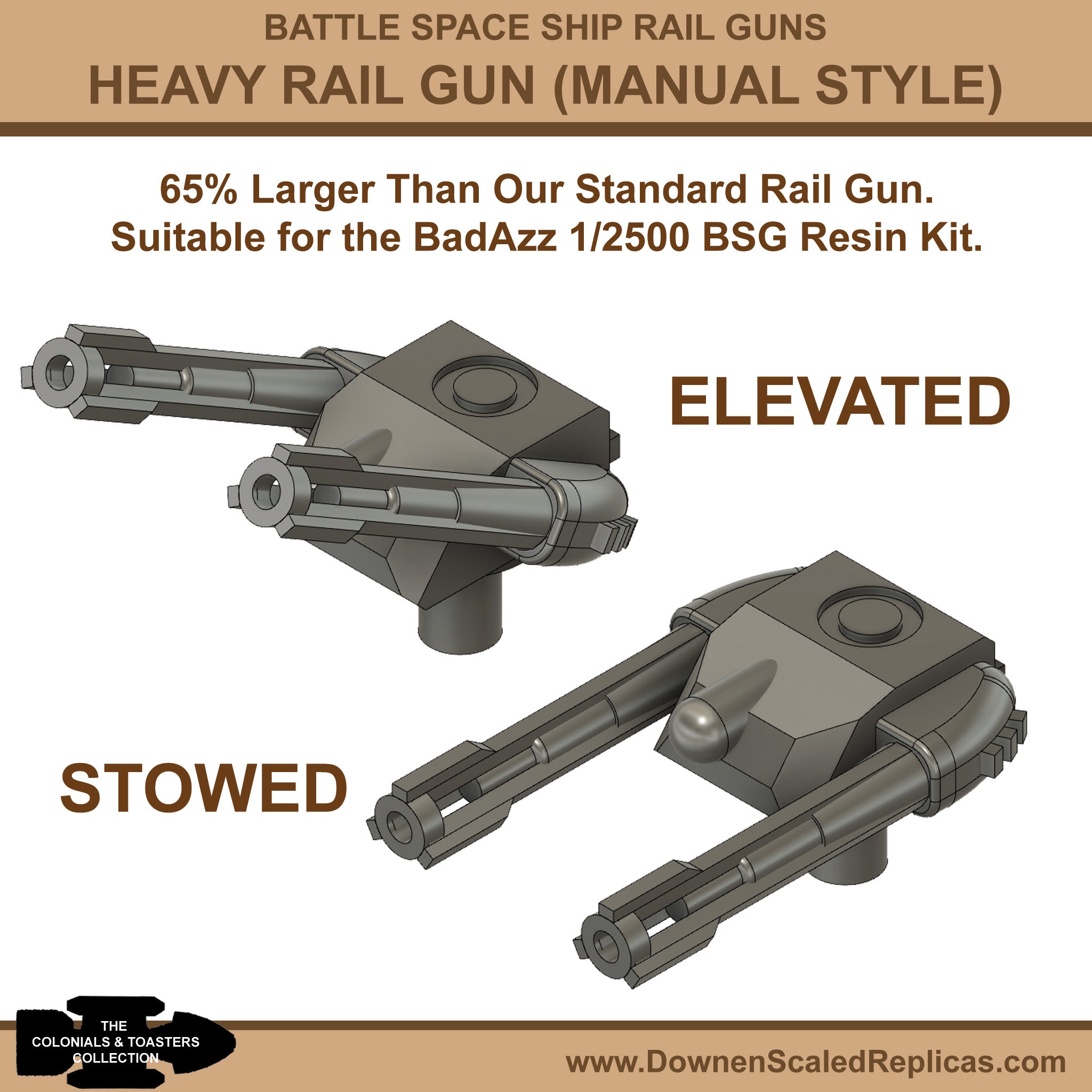 1/2500 Heavy Rail Guns