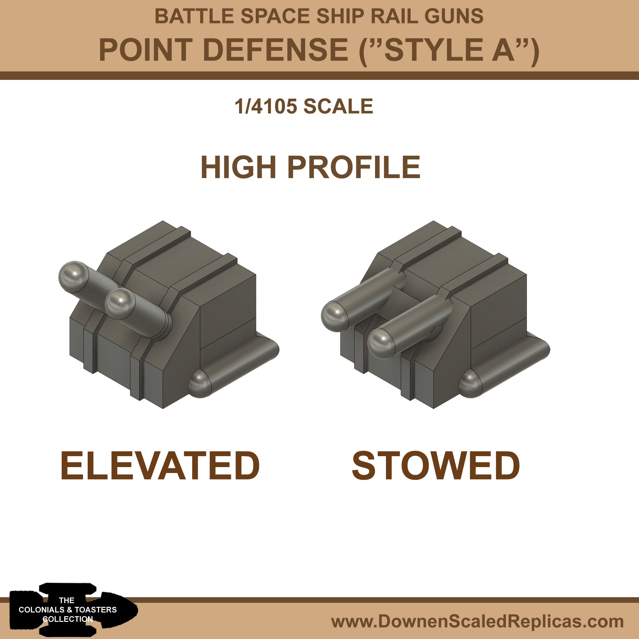 1/4105 Point Defense Guns – Style A