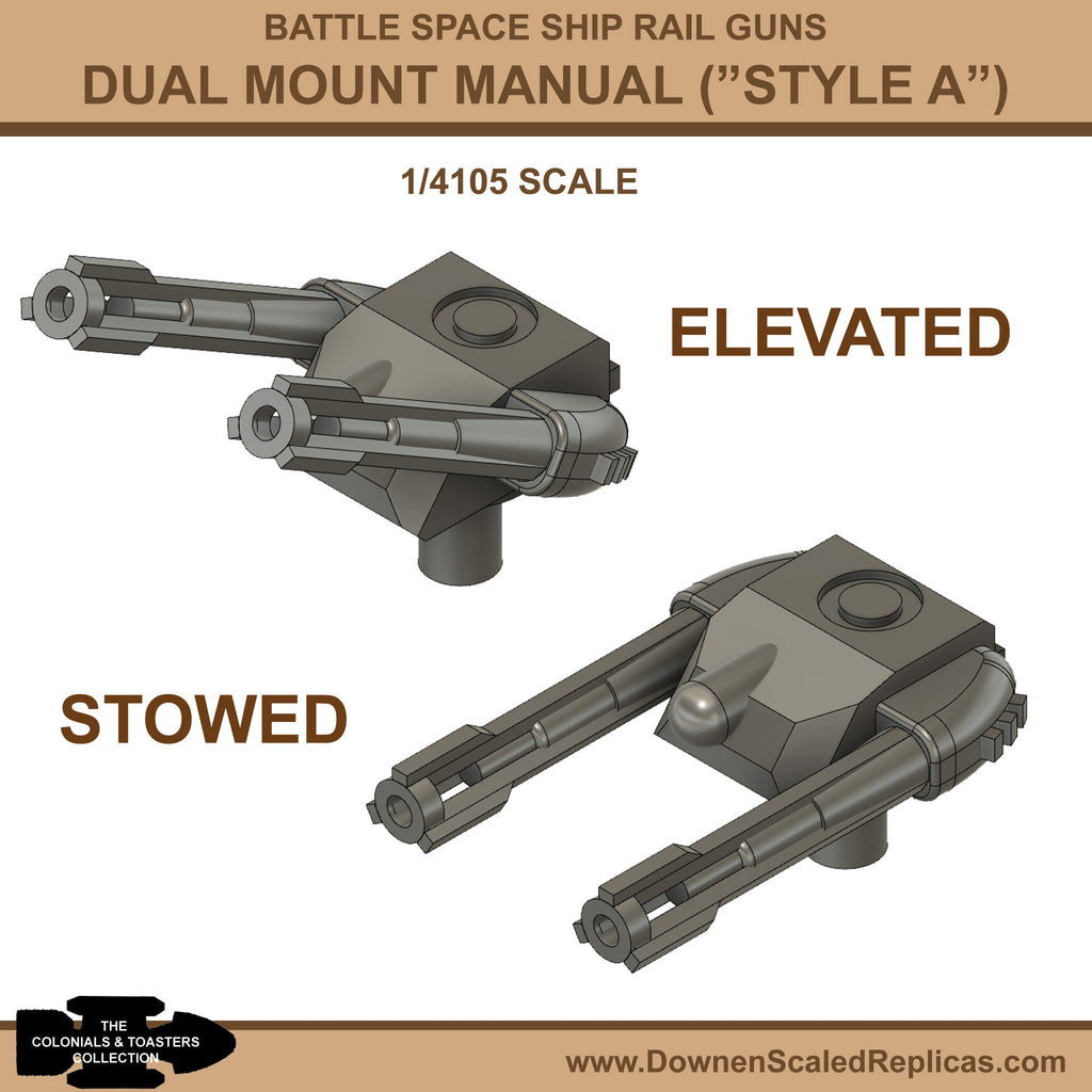 1/4105 Rail Guns - Style A (manual)