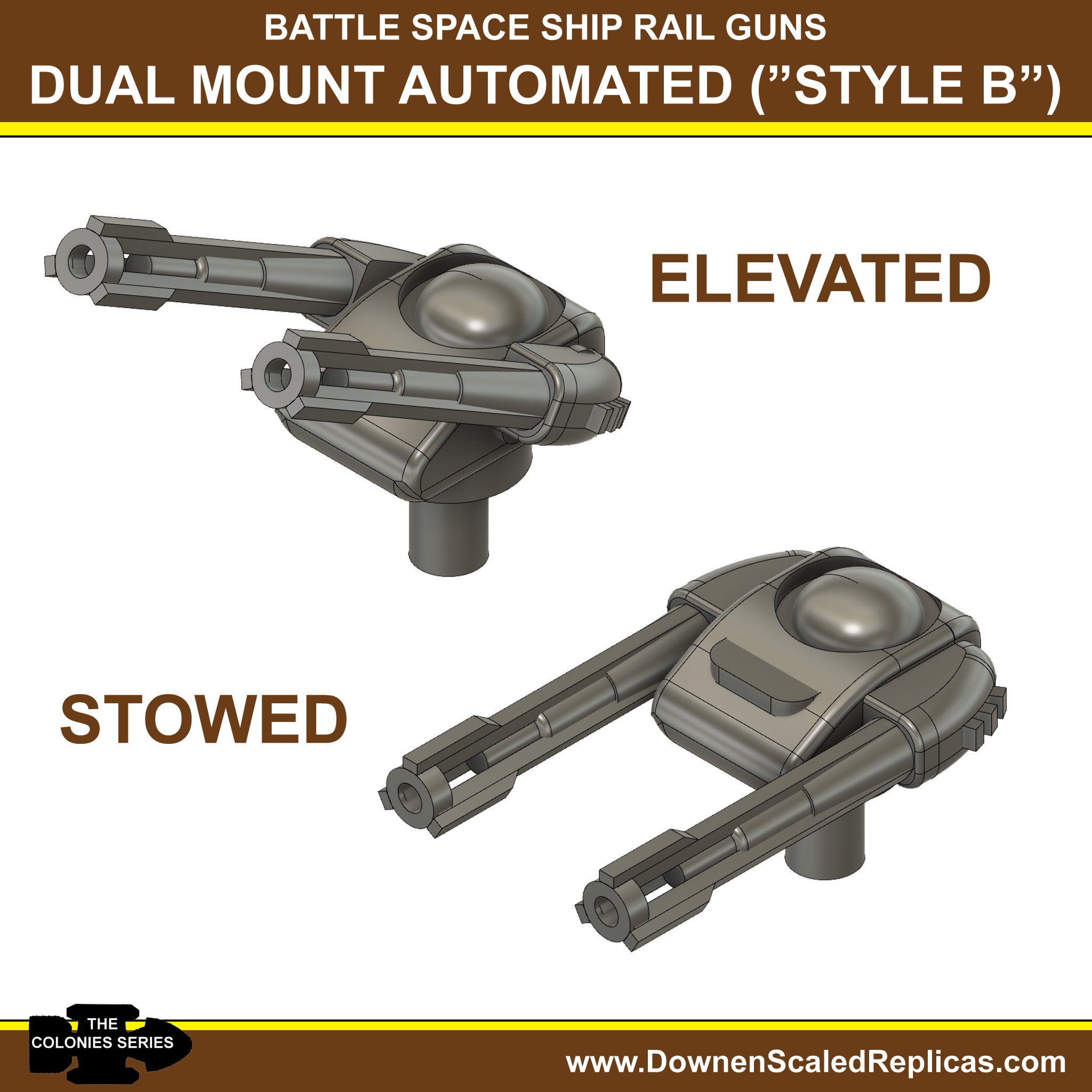 1/4105 Rail Guns - Style B (automated)