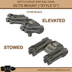 1/4105 Rail Guns - Style O Octo Mount