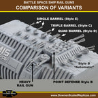 1/4105 Rail Guns - Style B (automated)