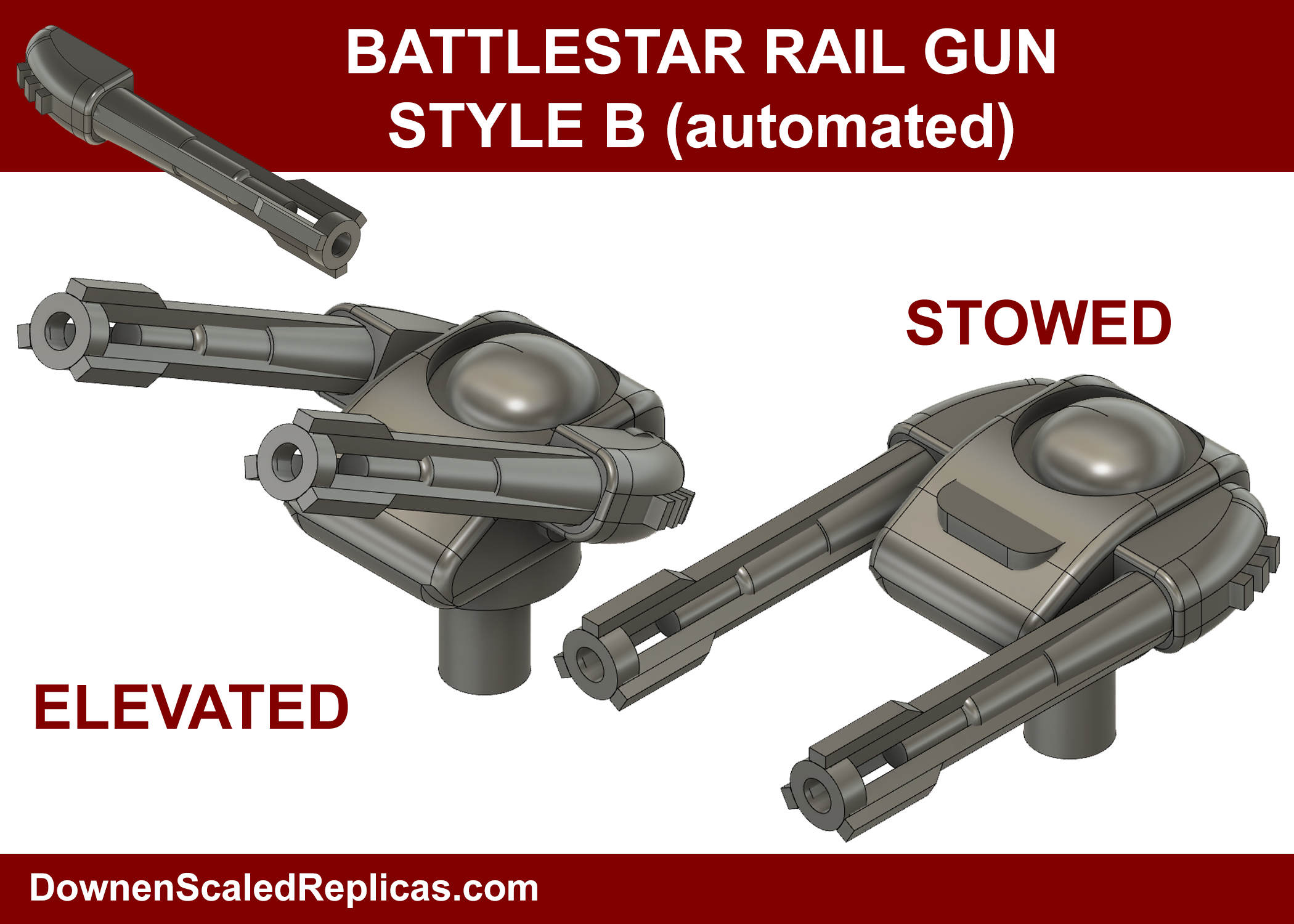 1/4105 Rail Guns - Style B (automated)